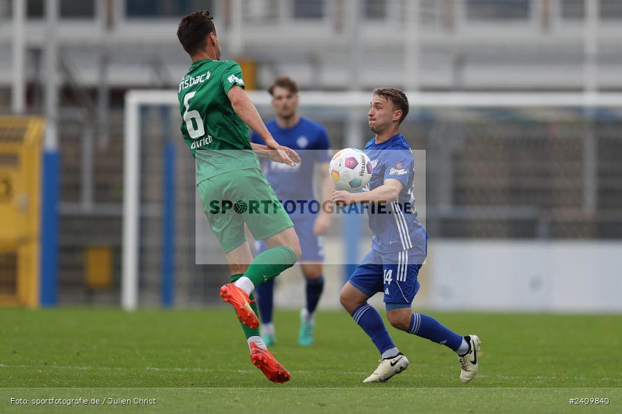 Stadion am Schönbusch, Aschaffenburg, 18.05.2024, sport, action, BFV, Fussball, Mai 2024, 34. Spieltag, Regionalliga Bayern, SVA, ANS, SpVgg Ansbach, SV Viktoria Aschaffenburg - Bild-ID: 2409840