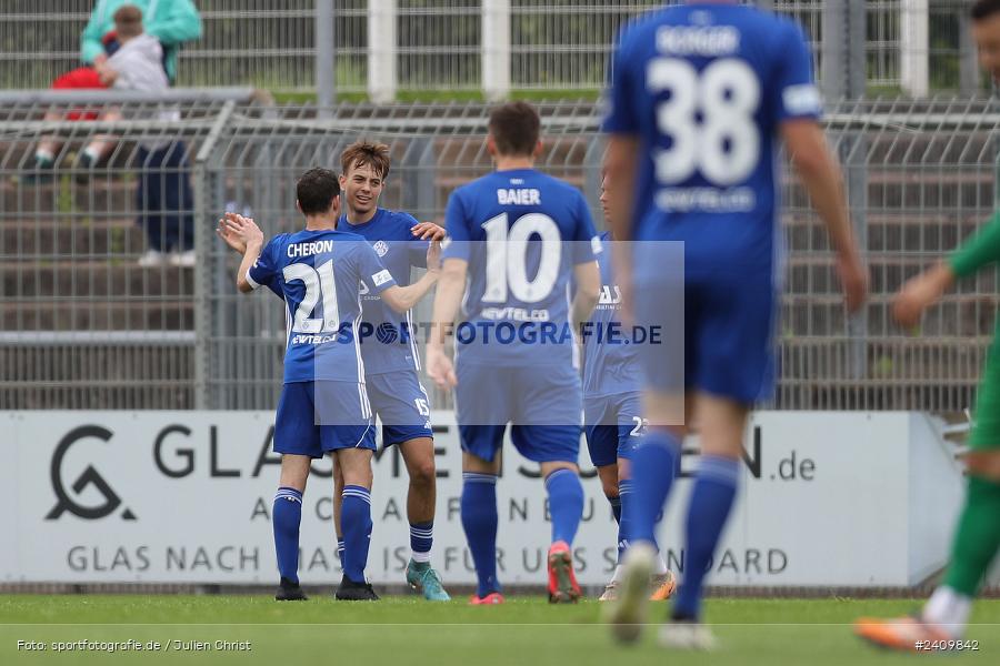 Stadion am Schönbusch, Aschaffenburg, 18.05.2024, sport, action, BFV, Fussball, Mai 2024, 34. Spieltag, Regionalliga Bayern, SVA, ANS, SpVgg Ansbach, SV Viktoria Aschaffenburg - Bild-ID: 2409842