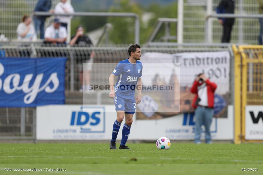 Stadion am Schönbusch, Aschaffenburg, 18.05.2024, sport, action, BFV, Fussball, Mai 2024, 34. Spieltag, Regionalliga Bayern, SVA, ANS, SpVgg Ansbach, SV Viktoria Aschaffenburg - Bild-ID: 2409851