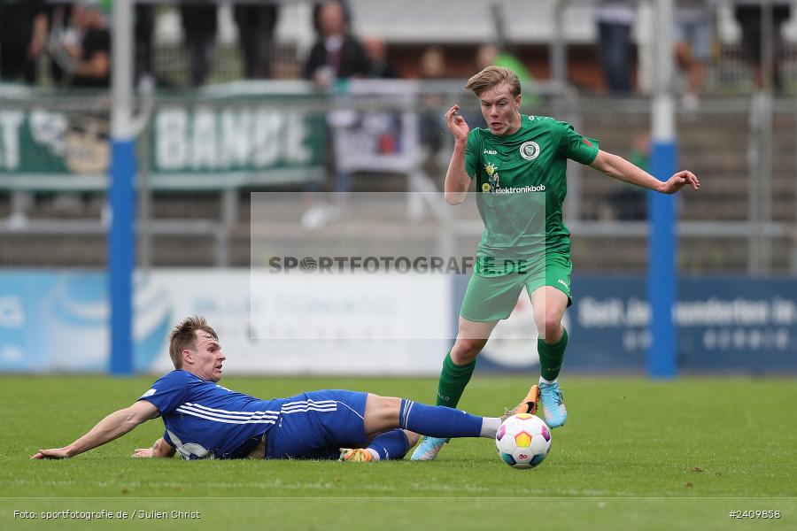 Stadion am Schönbusch, Aschaffenburg, 18.05.2024, sport, action, BFV, Fussball, Mai 2024, 34. Spieltag, Regionalliga Bayern, SVA, ANS, SpVgg Ansbach, SV Viktoria Aschaffenburg - Bild-ID: 2409858