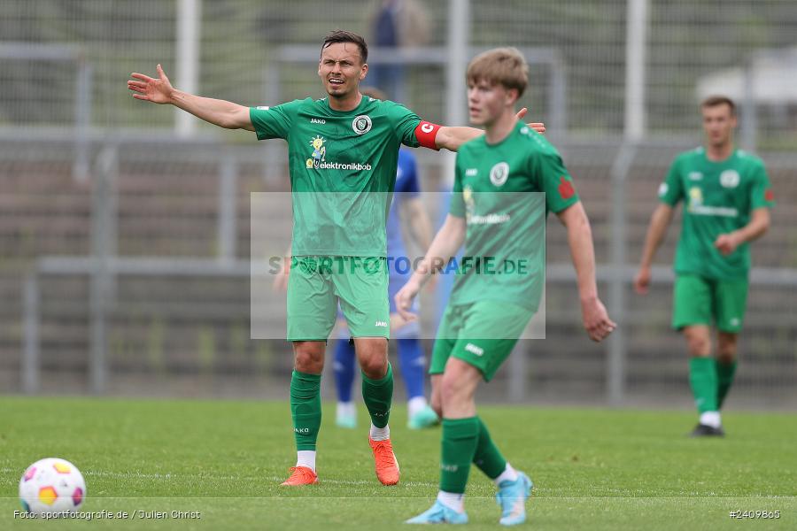 Stadion am Schönbusch, Aschaffenburg, 18.05.2024, sport, action, BFV, Fussball, Mai 2024, 34. Spieltag, Regionalliga Bayern, SVA, ANS, SpVgg Ansbach, SV Viktoria Aschaffenburg - Bild-ID: 2409865