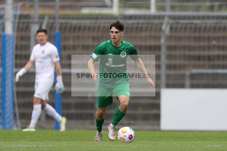 Stadion am Schönbusch, Aschaffenburg, 18.05.2024, sport, action, BFV, Fussball, Mai 2024, 34. Spieltag, Regionalliga Bayern, SVA, ANS, SpVgg Ansbach, SV Viktoria Aschaffenburg - Bild-ID: 2409869