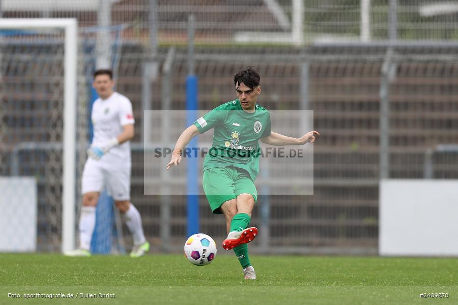 Stadion am Schönbusch, Aschaffenburg, 18.05.2024, sport, action, BFV, Fussball, Mai 2024, 34. Spieltag, Regionalliga Bayern, SVA, ANS, SpVgg Ansbach, SV Viktoria Aschaffenburg - Bild-ID: 2409870