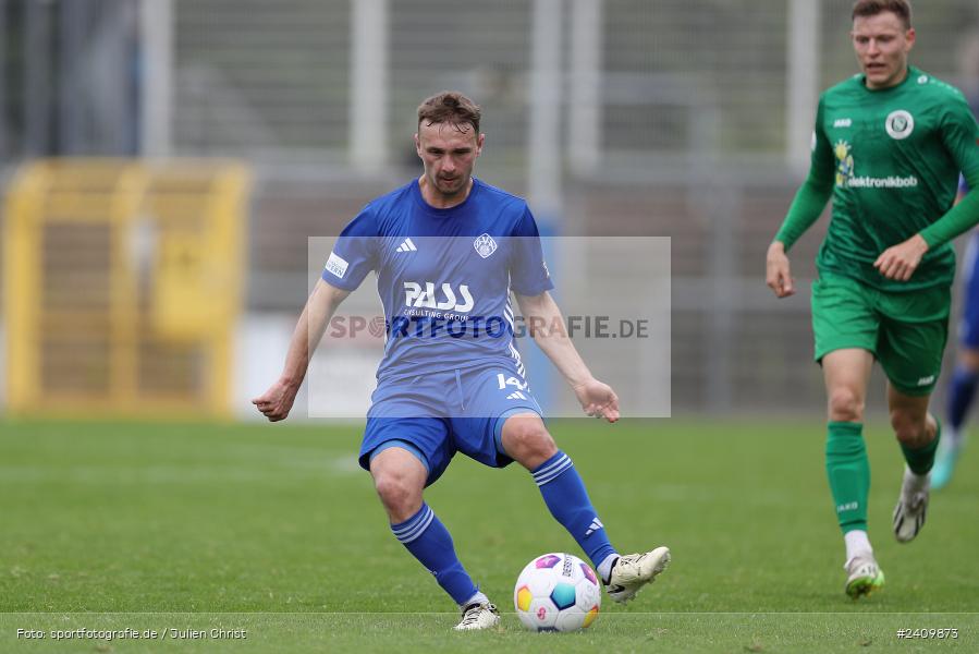 Stadion am Schönbusch, Aschaffenburg, 18.05.2024, sport, action, BFV, Fussball, Mai 2024, 34. Spieltag, Regionalliga Bayern, SVA, ANS, SpVgg Ansbach, SV Viktoria Aschaffenburg - Bild-ID: 2409873