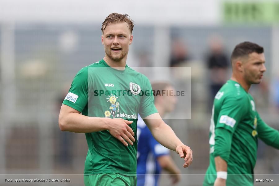 Stadion am Schönbusch, Aschaffenburg, 18.05.2024, sport, action, BFV, Fussball, Mai 2024, 34. Spieltag, Regionalliga Bayern, SVA, ANS, SpVgg Ansbach, SV Viktoria Aschaffenburg - Bild-ID: 2409874
