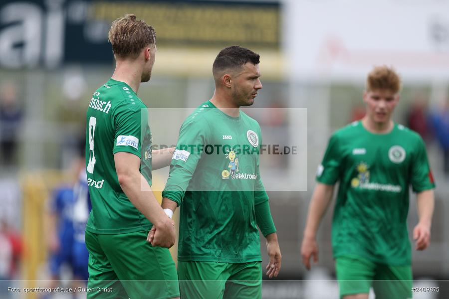 Stadion am Schönbusch, Aschaffenburg, 18.05.2024, sport, action, BFV, Fussball, Mai 2024, 34. Spieltag, Regionalliga Bayern, SVA, ANS, SpVgg Ansbach, SV Viktoria Aschaffenburg - Bild-ID: 2409875