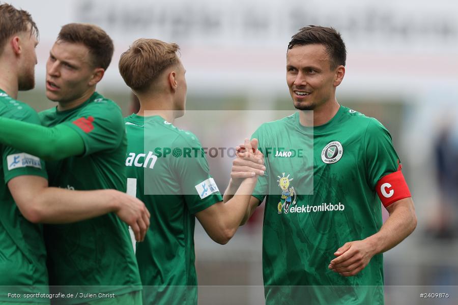 Stadion am Schönbusch, Aschaffenburg, 18.05.2024, sport, action, BFV, Fussball, Mai 2024, 34. Spieltag, Regionalliga Bayern, SVA, ANS, SpVgg Ansbach, SV Viktoria Aschaffenburg - Bild-ID: 2409876