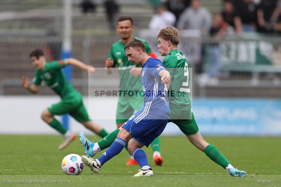 Stadion am Schönbusch, Aschaffenburg, 18.05.2024, sport, action, BFV, Fussball, Mai 2024, 34. Spieltag, Regionalliga Bayern, SVA, ANS, SpVgg Ansbach, SV Viktoria Aschaffenburg - Bild-ID: 2409877