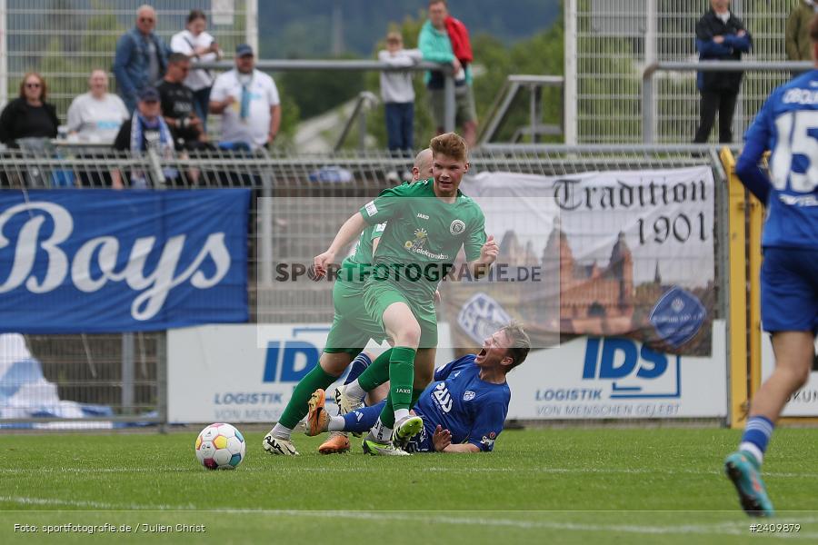 Stadion am Schönbusch, Aschaffenburg, 18.05.2024, sport, action, BFV, Fussball, Mai 2024, 34. Spieltag, Regionalliga Bayern, SVA, ANS, SpVgg Ansbach, SV Viktoria Aschaffenburg - Bild-ID: 2409879