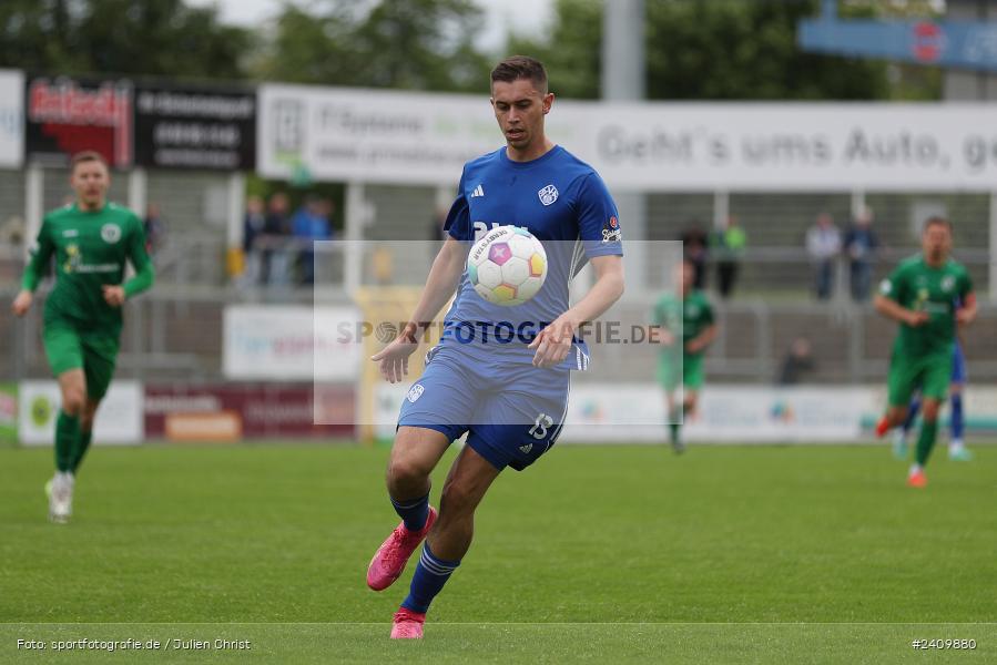 Stadion am Schönbusch, Aschaffenburg, 18.05.2024, sport, action, BFV, Fussball, Mai 2024, 34. Spieltag, Regionalliga Bayern, SVA, ANS, SpVgg Ansbach, SV Viktoria Aschaffenburg - Bild-ID: 2409880