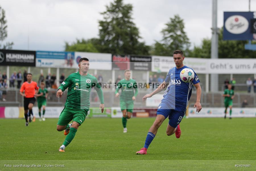 Stadion am Schönbusch, Aschaffenburg, 18.05.2024, sport, action, BFV, Fussball, Mai 2024, 34. Spieltag, Regionalliga Bayern, SVA, ANS, SpVgg Ansbach, SV Viktoria Aschaffenburg - Bild-ID: 2409881