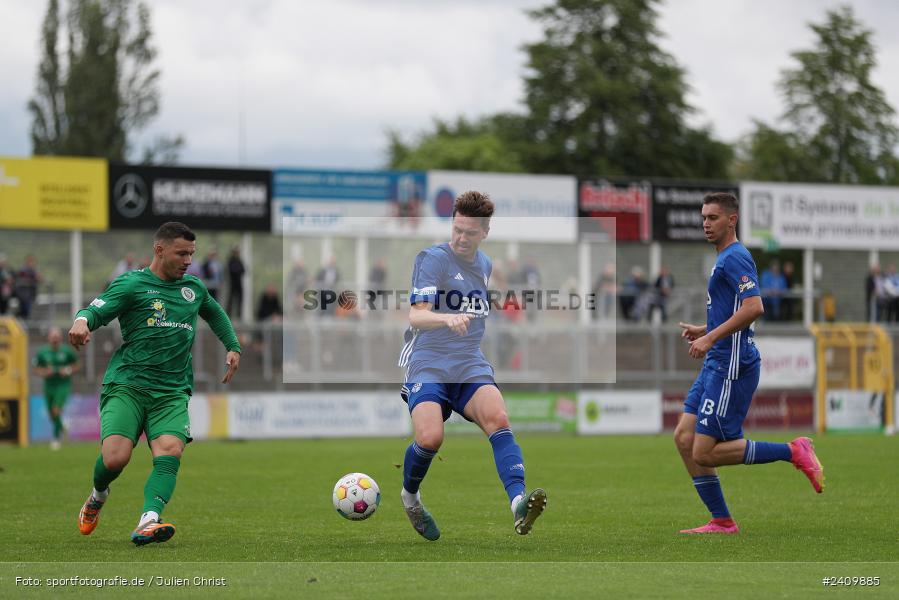 Stadion am Schönbusch, Aschaffenburg, 18.05.2024, sport, action, BFV, Fussball, Mai 2024, 34. Spieltag, Regionalliga Bayern, SVA, ANS, SpVgg Ansbach, SV Viktoria Aschaffenburg - Bild-ID: 2409885