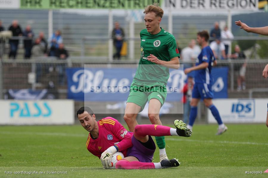 Stadion am Schönbusch, Aschaffenburg, 18.05.2024, sport, action, BFV, Fussball, Mai 2024, 34. Spieltag, Regionalliga Bayern, SVA, ANS, SpVgg Ansbach, SV Viktoria Aschaffenburg - Bild-ID: 2409893