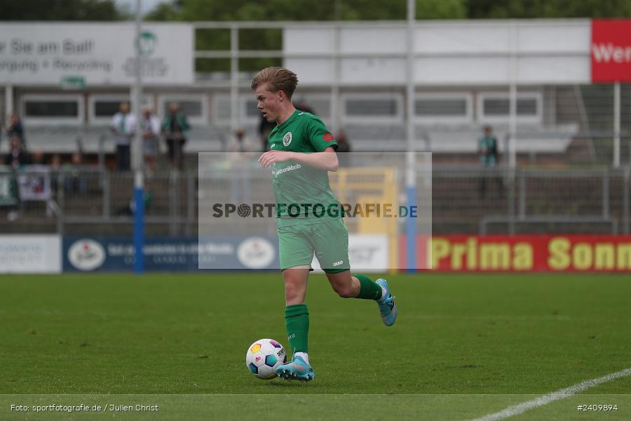Stadion am Schönbusch, Aschaffenburg, 18.05.2024, sport, action, BFV, Fussball, Mai 2024, 34. Spieltag, Regionalliga Bayern, SVA, ANS, SpVgg Ansbach, SV Viktoria Aschaffenburg - Bild-ID: 2409894