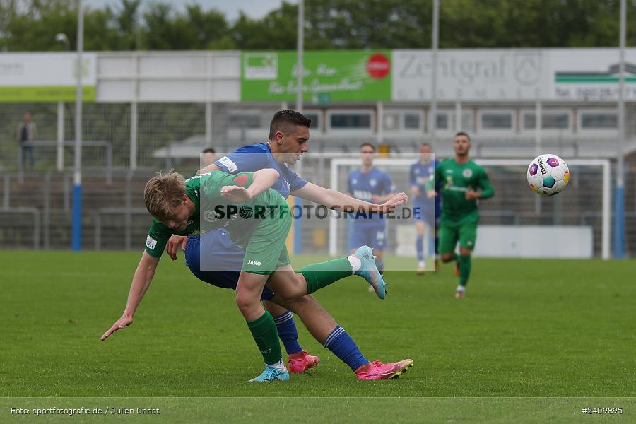 Stadion am Schönbusch, Aschaffenburg, 18.05.2024, sport, action, BFV, Fussball, Mai 2024, 34. Spieltag, Regionalliga Bayern, SVA, ANS, SpVgg Ansbach, SV Viktoria Aschaffenburg - Bild-ID: 2409895