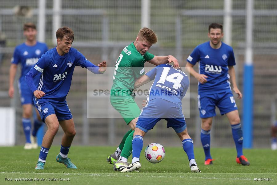 Stadion am Schönbusch, Aschaffenburg, 18.05.2024, sport, action, BFV, Fussball, Mai 2024, 34. Spieltag, Regionalliga Bayern, SVA, ANS, SpVgg Ansbach, SV Viktoria Aschaffenburg - Bild-ID: 2409987 Stadion am Schönbusch, Aschaffenburg, 18.05.2024, sport, action, BFV, Fussball, Mai 2024, 34. Spieltag, Regionalliga Bayern, SVA, ANS, SpVgg Ansbach, SV Viktoria Aschaffenburg - Bild-ID: 2409987