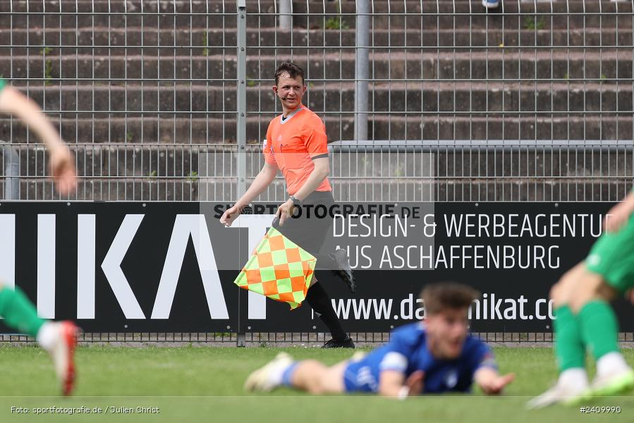 Stadion am Schönbusch, Aschaffenburg, 18.05.2024, sport, action, BFV, Fussball, Mai 2024, 34. Spieltag, Regionalliga Bayern, SVA, ANS, SpVgg Ansbach, SV Viktoria Aschaffenburg - Bild-ID: 2409990