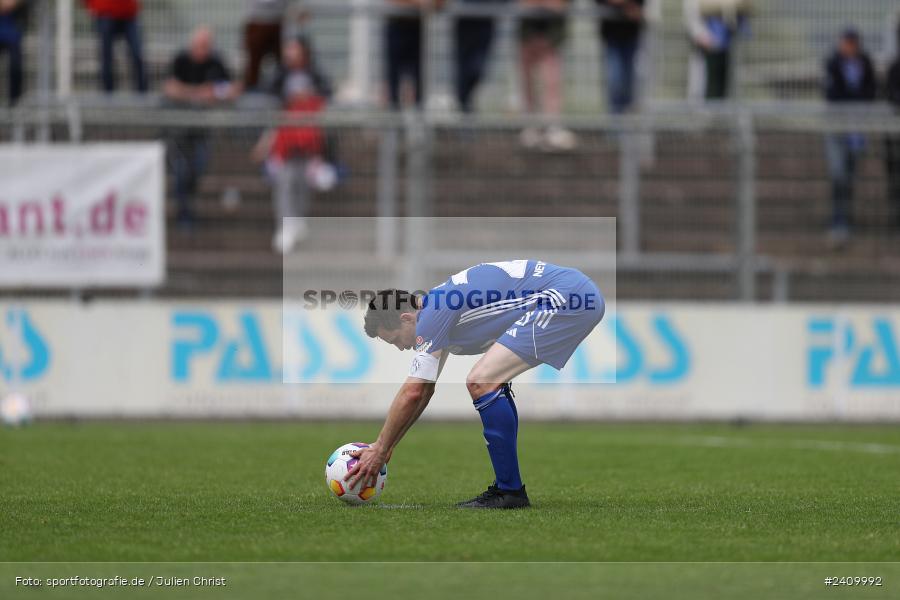 Stadion am Schönbusch, Aschaffenburg, 18.05.2024, sport, action, BFV, Fussball, Mai 2024, 34. Spieltag, Regionalliga Bayern, SVA, ANS, SpVgg Ansbach, SV Viktoria Aschaffenburg - Bild-ID: 2409992