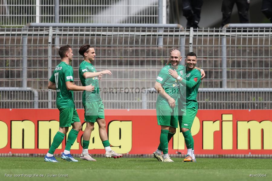 Stadion am Schönbusch, Aschaffenburg, 18.05.2024, sport, action, BFV, Fussball, Mai 2024, 34. Spieltag, Regionalliga Bayern, SVA, ANS, SpVgg Ansbach, SV Viktoria Aschaffenburg - Bild-ID: 2410004