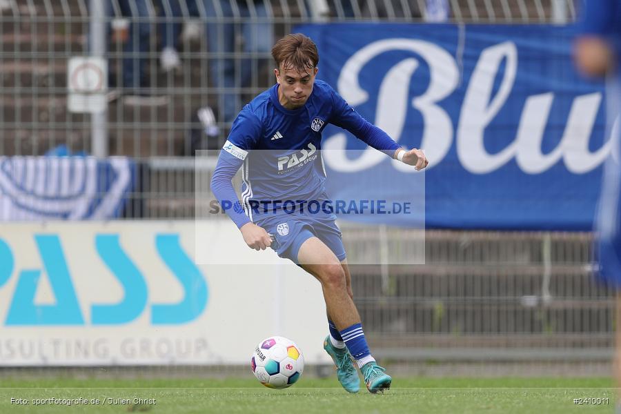 Stadion am Schönbusch, Aschaffenburg, 18.05.2024, sport, action, BFV, Fussball, Mai 2024, 34. Spieltag, Regionalliga Bayern, SVA, ANS, SpVgg Ansbach, SV Viktoria Aschaffenburg - Bild-ID: 2410011