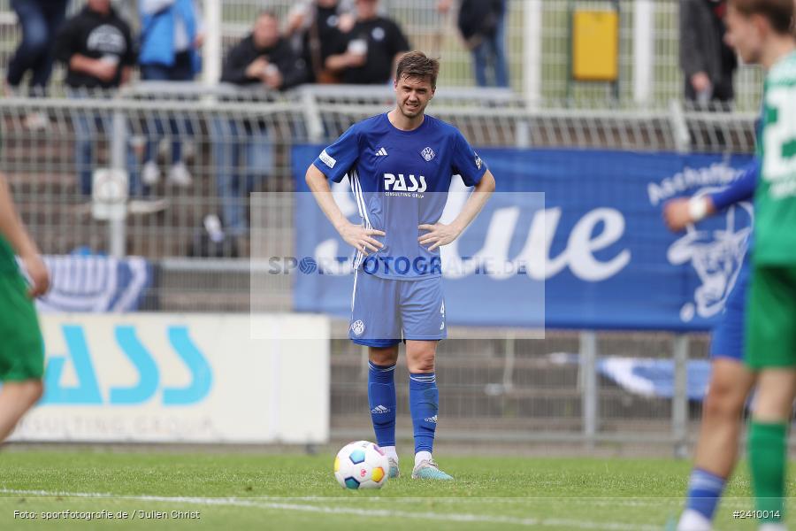 Stadion am Schönbusch, Aschaffenburg, 18.05.2024, sport, action, BFV, Fussball, Mai 2024, 34. Spieltag, Regionalliga Bayern, SVA, ANS, SpVgg Ansbach, SV Viktoria Aschaffenburg - Bild-ID: 2410014
