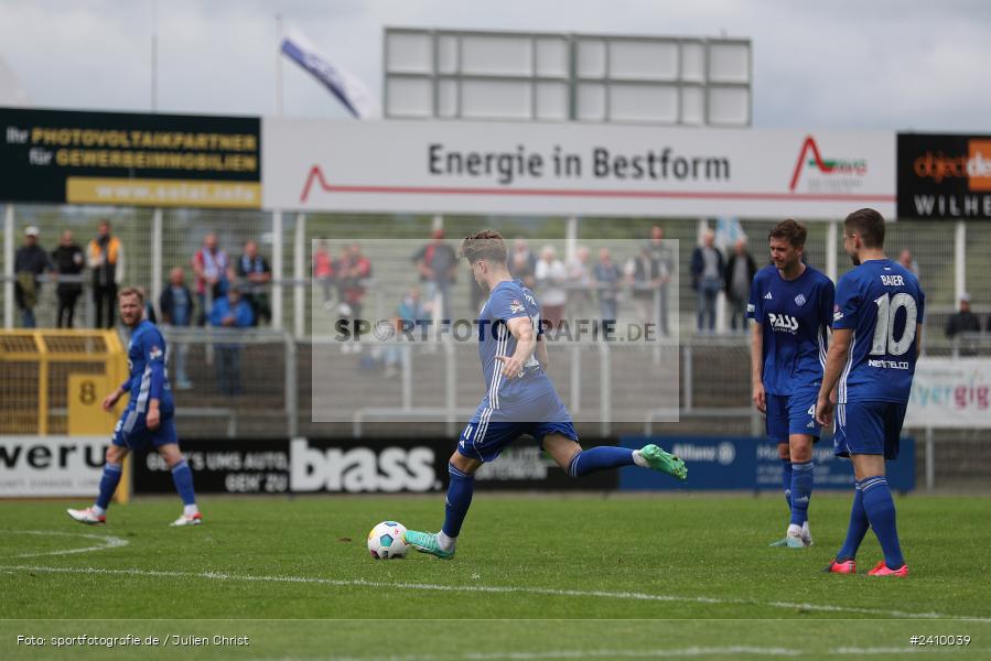 Stadion am Schönbusch, Aschaffenburg, 18.05.2024, sport, action, BFV, Fussball, Mai 2024, 34. Spieltag, Regionalliga Bayern, SVA, ANS, SpVgg Ansbach, SV Viktoria Aschaffenburg - Bild-ID: 2410039 Stadion am Schönbusch, Aschaffenburg, 18.05.2024, sport, action, BFV, Fussball, Mai 2024, 34. Spieltag, Regionalliga Bayern, SVA, ANS, SpVgg Ansbach, SV Viktoria Aschaffenburg - Bild-ID: 2410039