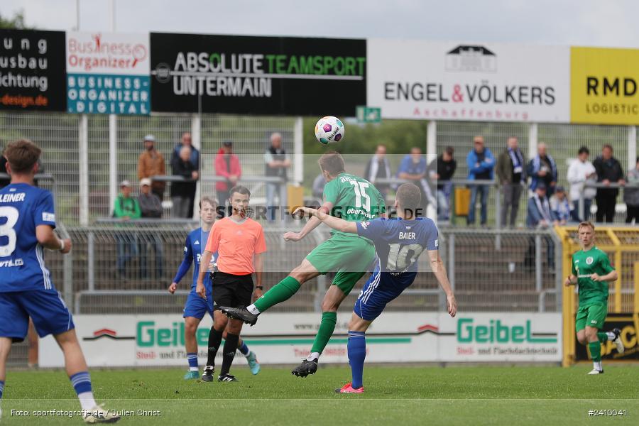 Stadion am Schönbusch, Aschaffenburg, 18.05.2024, sport, action, BFV, Fussball, Mai 2024, 34. Spieltag, Regionalliga Bayern, SVA, ANS, SpVgg Ansbach, SV Viktoria Aschaffenburg - Bild-ID: 2410041