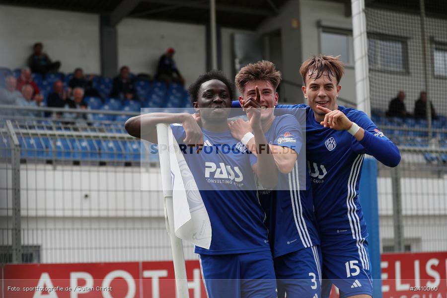 Stadion am Schönbusch, Aschaffenburg, 18.05.2024, sport, action, BFV, Fussball, Mai 2024, 34. Spieltag, Regionalliga Bayern, SVA, ANS, SpVgg Ansbach, SV Viktoria Aschaffenburg - Bild-ID: 2410060