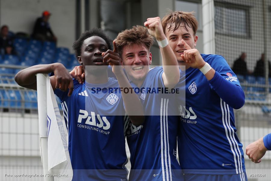 Stadion am Schönbusch, Aschaffenburg, 18.05.2024, sport, action, BFV, Fussball, Mai 2024, 34. Spieltag, Regionalliga Bayern, SVA, ANS, SpVgg Ansbach, SV Viktoria Aschaffenburg - Bild-ID: 2410061