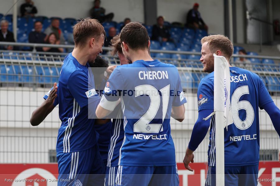 Stadion am Schönbusch, Aschaffenburg, 18.05.2024, sport, action, BFV, Fussball, Mai 2024, 34. Spieltag, Regionalliga Bayern, SVA, ANS, SpVgg Ansbach, SV Viktoria Aschaffenburg - Bild-ID: 2410064