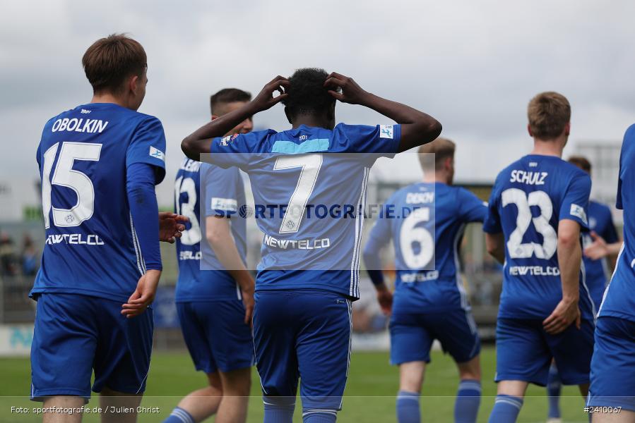 Stadion am Schönbusch, Aschaffenburg, 18.05.2024, sport, action, BFV, Fussball, Mai 2024, 34. Spieltag, Regionalliga Bayern, SVA, ANS, SpVgg Ansbach, SV Viktoria Aschaffenburg - Bild-ID: 2410067