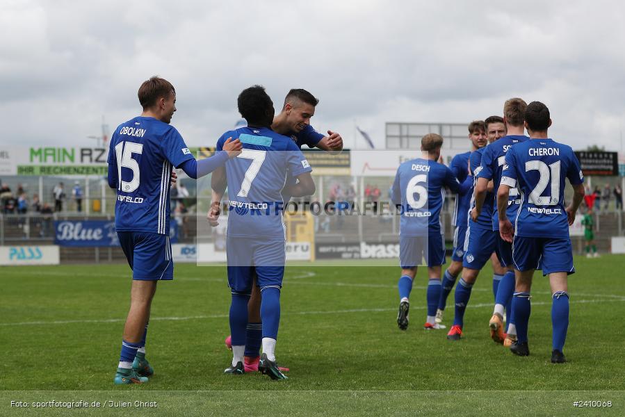 Stadion am Schönbusch, Aschaffenburg, 18.05.2024, sport, action, BFV, Fussball, Mai 2024, 34. Spieltag, Regionalliga Bayern, SVA, ANS, SpVgg Ansbach, SV Viktoria Aschaffenburg - Bild-ID: 2410068