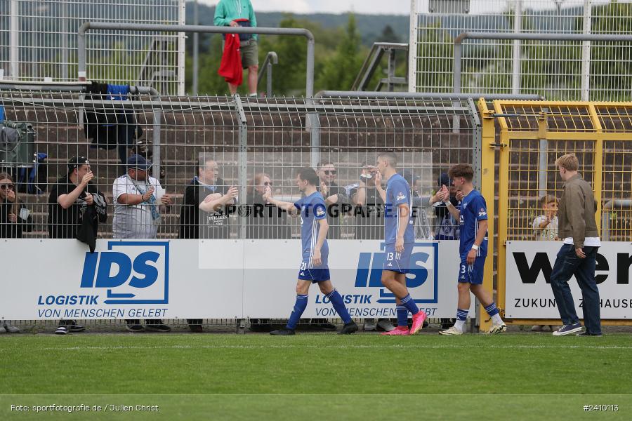 Stadion am Schönbusch, Aschaffenburg, 18.05.2024, sport, action, BFV, Fussball, Mai 2024, 34. Spieltag, Regionalliga Bayern, SVA, ANS, SpVgg Ansbach, SV Viktoria Aschaffenburg - Bild-ID: 2410113