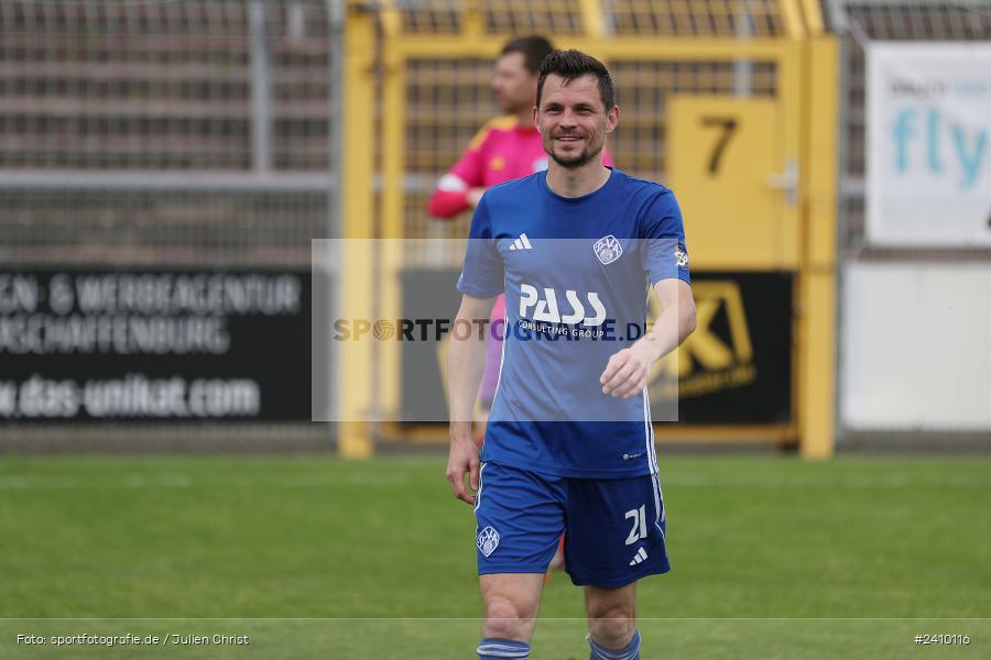 Stadion am Schönbusch, Aschaffenburg, 18.05.2024, sport, action, BFV, Fussball, Mai 2024, 34. Spieltag, Regionalliga Bayern, SVA, ANS, SpVgg Ansbach, SV Viktoria Aschaffenburg - Bild-ID: 2410116