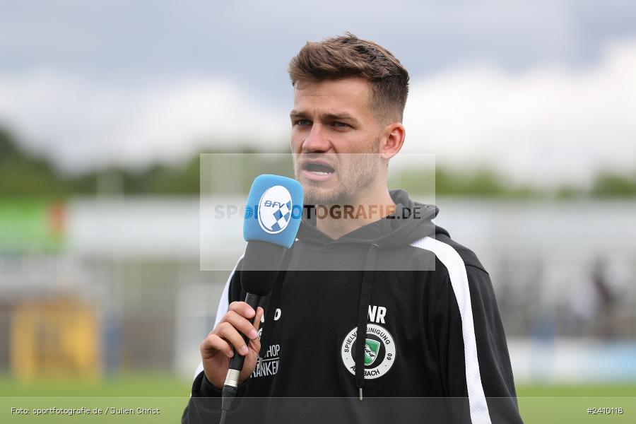 Stadion am Schönbusch, Aschaffenburg, 18.05.2024, sport, action, BFV, Fussball, Mai 2024, 34. Spieltag, Regionalliga Bayern, SVA, ANS, SpVgg Ansbach, SV Viktoria Aschaffenburg - Bild-ID: 2410118