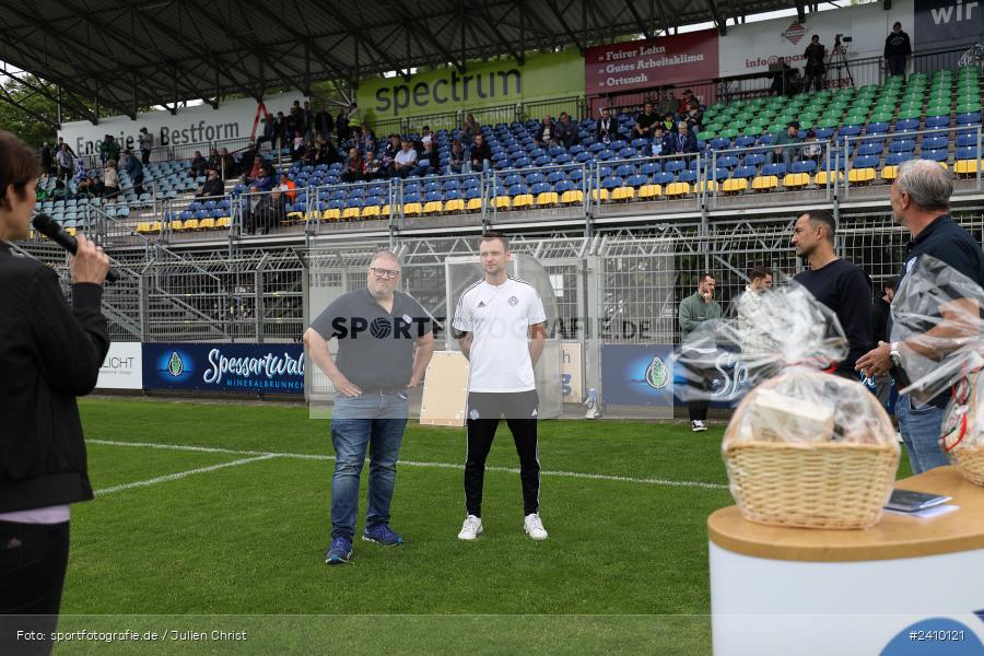 Stadion am Schönbusch, Aschaffenburg, 18.05.2024, sport, action, BFV, Fussball, Mai 2024, 34. Spieltag, Regionalliga Bayern, SVA, ANS, SpVgg Ansbach, SV Viktoria Aschaffenburg - Bild-ID: 2410121