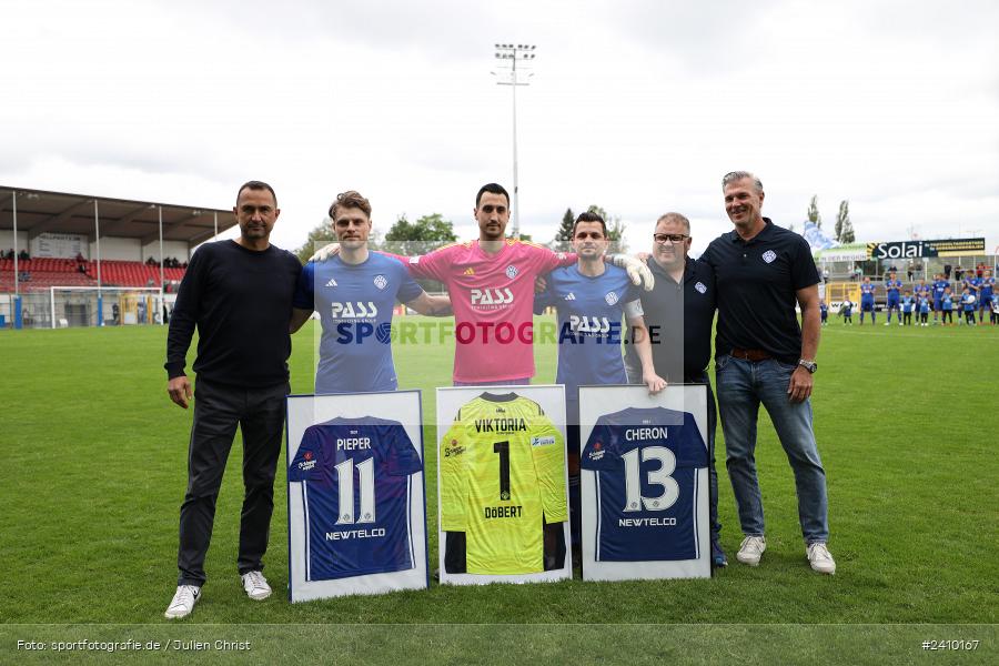 Stadion am Schönbusch, Aschaffenburg, 18.05.2024, sport, action, BFV, Fussball, Mai 2024, 34. Spieltag, Regionalliga Bayern, SVA, ANS, SpVgg Ansbach, SV Viktoria Aschaffenburg - Bild-ID: 2410167