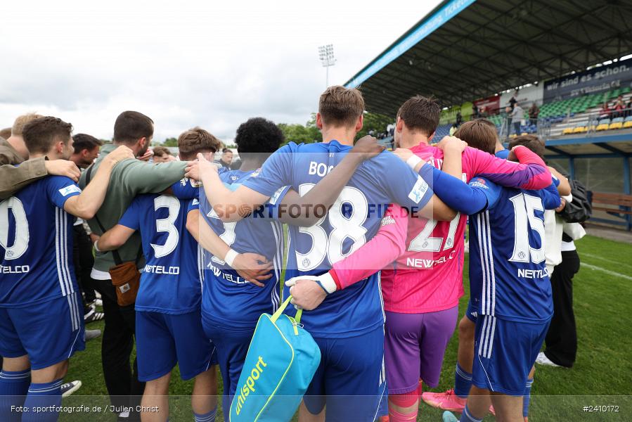 Stadion am Schönbusch, Aschaffenburg, 18.05.2024, sport, action, BFV, Fussball, Mai 2024, 34. Spieltag, Regionalliga Bayern, SVA, ANS, SpVgg Ansbach, SV Viktoria Aschaffenburg - Bild-ID: 2410172