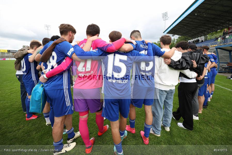 Stadion am Schönbusch, Aschaffenburg, 18.05.2024, sport, action, BFV, Fussball, Mai 2024, 34. Spieltag, Regionalliga Bayern, SVA, ANS, SpVgg Ansbach, SV Viktoria Aschaffenburg - Bild-ID: 2410173