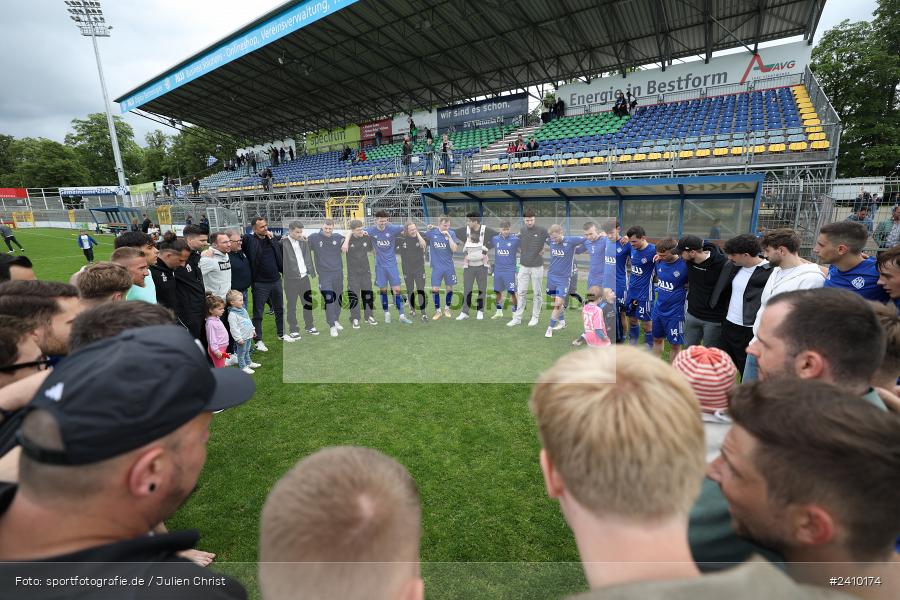 Stadion am Schönbusch, Aschaffenburg, 18.05.2024, sport, action, BFV, Fussball, Mai 2024, 34. Spieltag, Regionalliga Bayern, SVA, ANS, SpVgg Ansbach, SV Viktoria Aschaffenburg - Bild-ID: 2410174