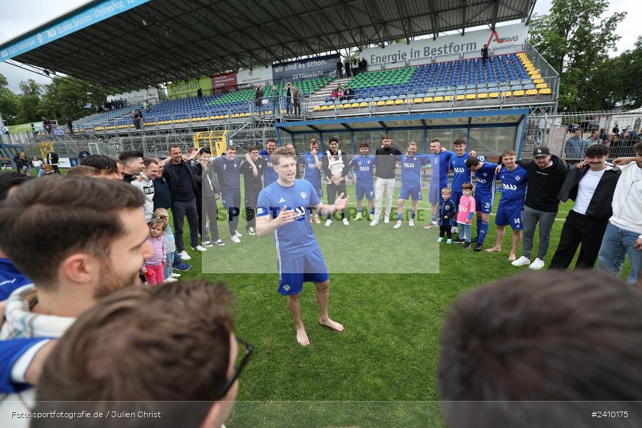 Stadion am Schönbusch, Aschaffenburg, 18.05.2024, sport, action, BFV, Fussball, Mai 2024, 34. Spieltag, Regionalliga Bayern, SVA, ANS, SpVgg Ansbach, SV Viktoria Aschaffenburg - Bild-ID: 2410175