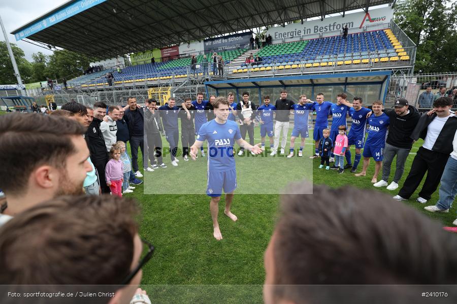 Stadion am Schönbusch, Aschaffenburg, 18.05.2024, sport, action, BFV, Fussball, Mai 2024, 34. Spieltag, Regionalliga Bayern, SVA, ANS, SpVgg Ansbach, SV Viktoria Aschaffenburg - Bild-ID: 2410176