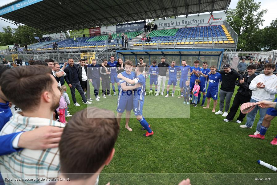 Stadion am Schönbusch, Aschaffenburg, 18.05.2024, sport, action, BFV, Fussball, Mai 2024, 34. Spieltag, Regionalliga Bayern, SVA, ANS, SpVgg Ansbach, SV Viktoria Aschaffenburg - Bild-ID: 2410178