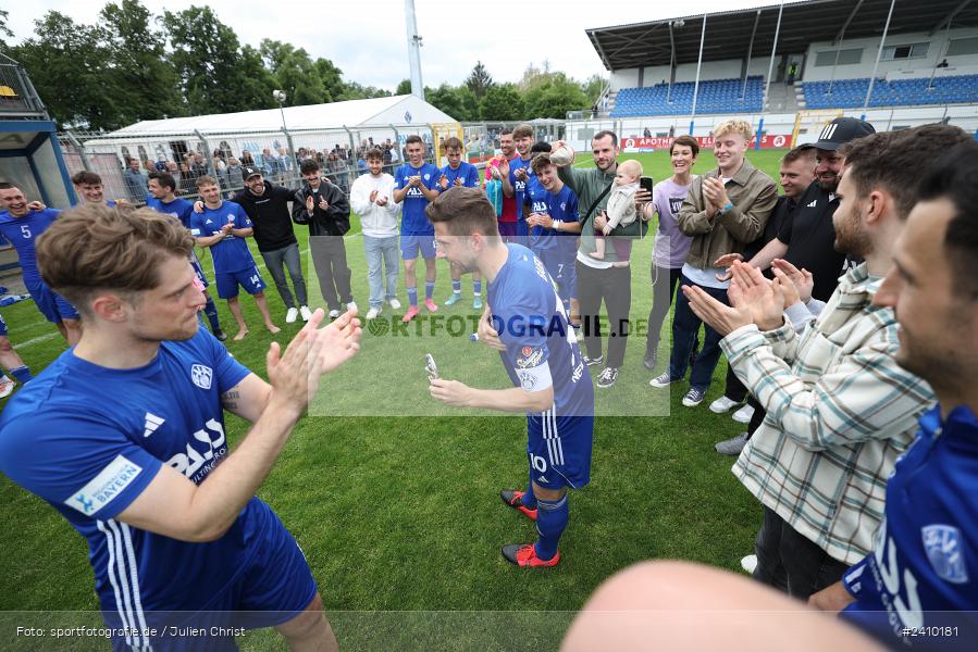 Stadion am Schönbusch, Aschaffenburg, 18.05.2024, sport, action, BFV, Fussball, Mai 2024, 34. Spieltag, Regionalliga Bayern, SVA, ANS, SpVgg Ansbach, SV Viktoria Aschaffenburg - Bild-ID: 2410181