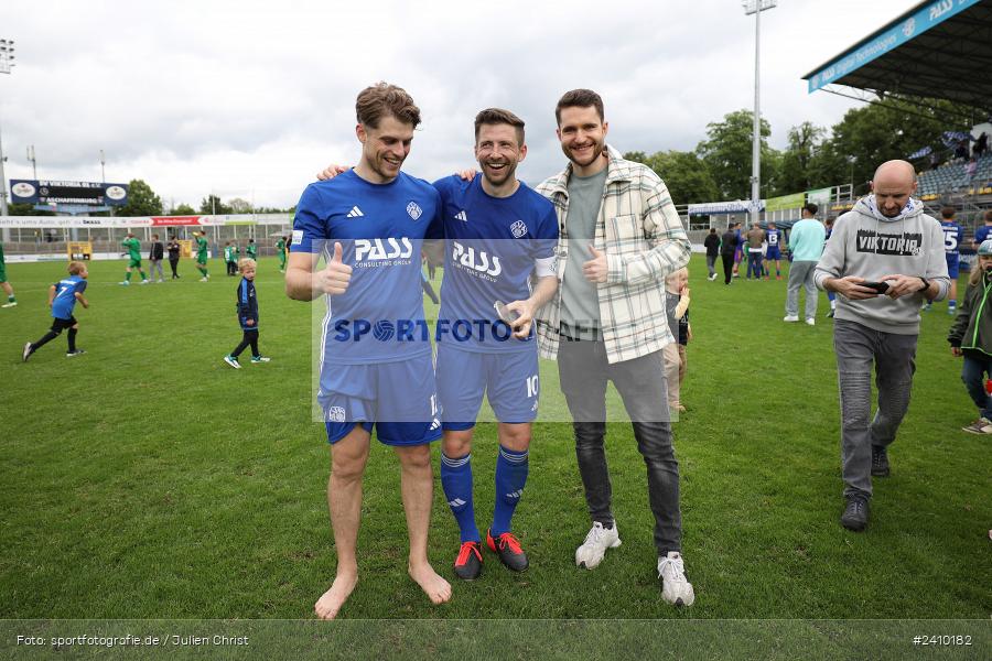 Stadion am Schönbusch, Aschaffenburg, 18.05.2024, sport, action, BFV, Fussball, Mai 2024, 34. Spieltag, Regionalliga Bayern, SVA, ANS, SpVgg Ansbach, SV Viktoria Aschaffenburg - Bild-ID: 2410182