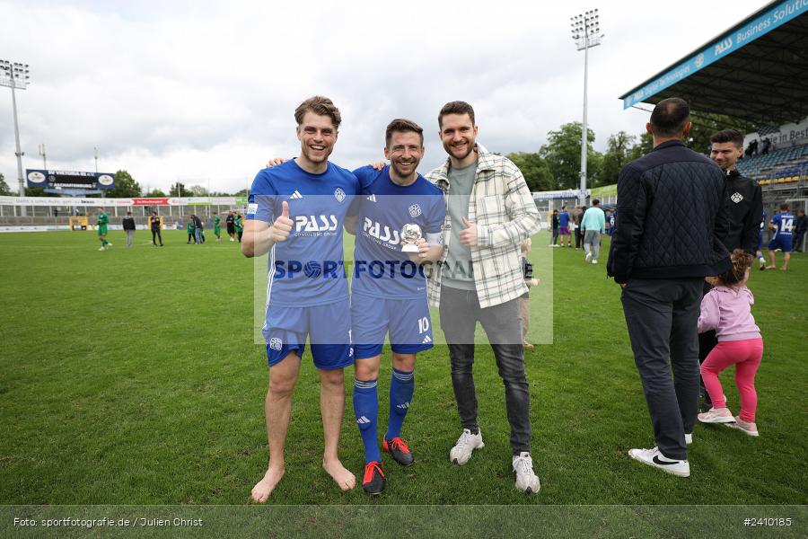 Stadion am Schönbusch, Aschaffenburg, 18.05.2024, sport, action, BFV, Fussball, Mai 2024, 34. Spieltag, Regionalliga Bayern, SVA, ANS, SpVgg Ansbach, SV Viktoria Aschaffenburg - Bild-ID: 2410185