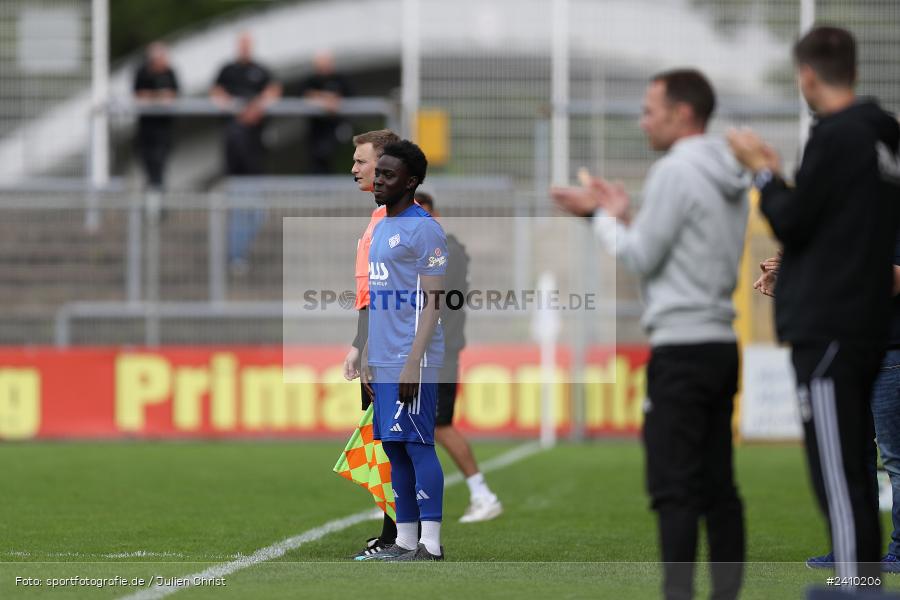 Stadion am Schönbusch, Aschaffenburg, 18.05.2024, sport, action, BFV, Fussball, Mai 2024, 34. Spieltag, Regionalliga Bayern, SVA, ANS, SpVgg Ansbach, SV Viktoria Aschaffenburg - Bild-ID: 2410206