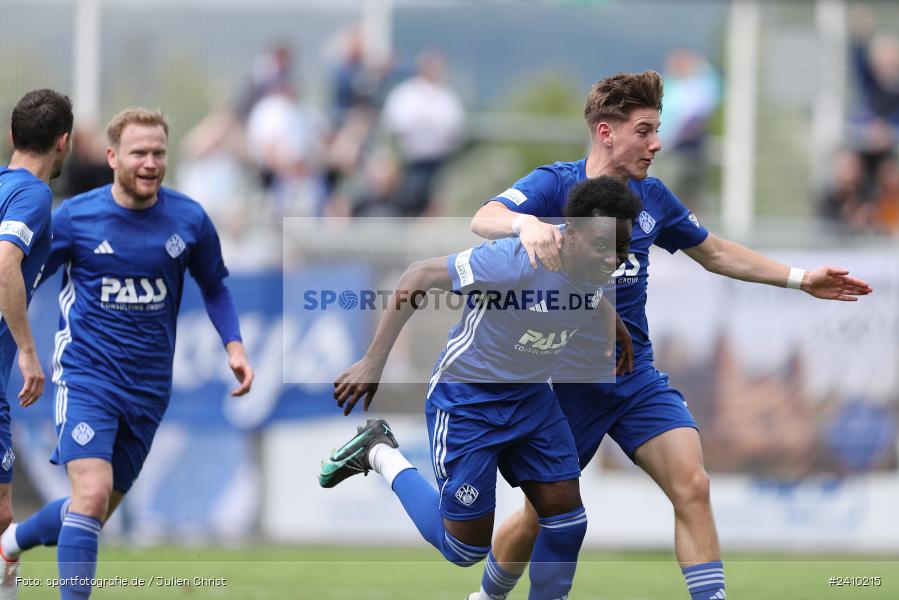 Stadion am Schönbusch, Aschaffenburg, 18.05.2024, sport, action, BFV, Fussball, Mai 2024, 34. Spieltag, Regionalliga Bayern, SVA, ANS, SpVgg Ansbach, SV Viktoria Aschaffenburg - Bild-ID: 2410215