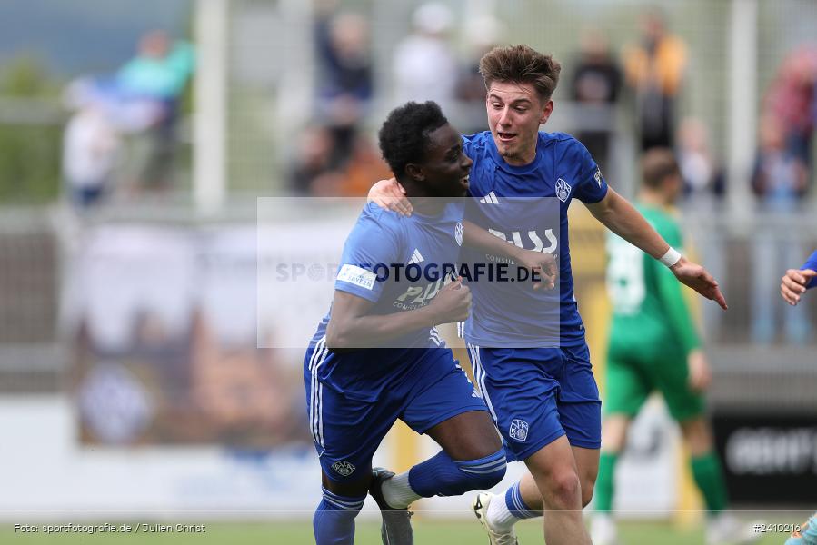 Stadion am Schönbusch, Aschaffenburg, 18.05.2024, sport, action, BFV, Fussball, Mai 2024, 34. Spieltag, Regionalliga Bayern, SVA, ANS, SpVgg Ansbach, SV Viktoria Aschaffenburg - Bild-ID: 2410216