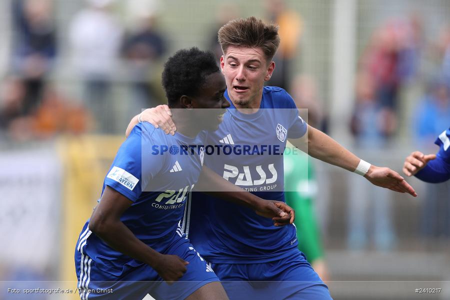 Stadion am Schönbusch, Aschaffenburg, 18.05.2024, sport, action, BFV, Fussball, Mai 2024, 34. Spieltag, Regionalliga Bayern, SVA, ANS, SpVgg Ansbach, SV Viktoria Aschaffenburg - Bild-ID: 2410217